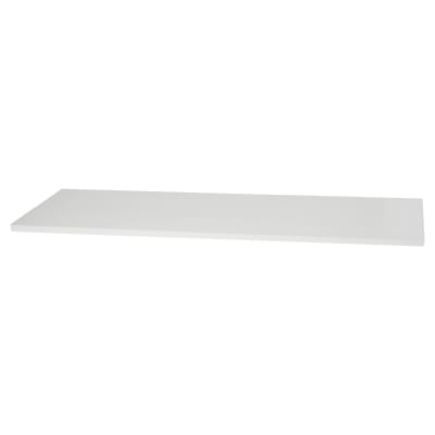 Twin Slot Shelf White Edged Melamine Board - 1000 x 300 x 15mm