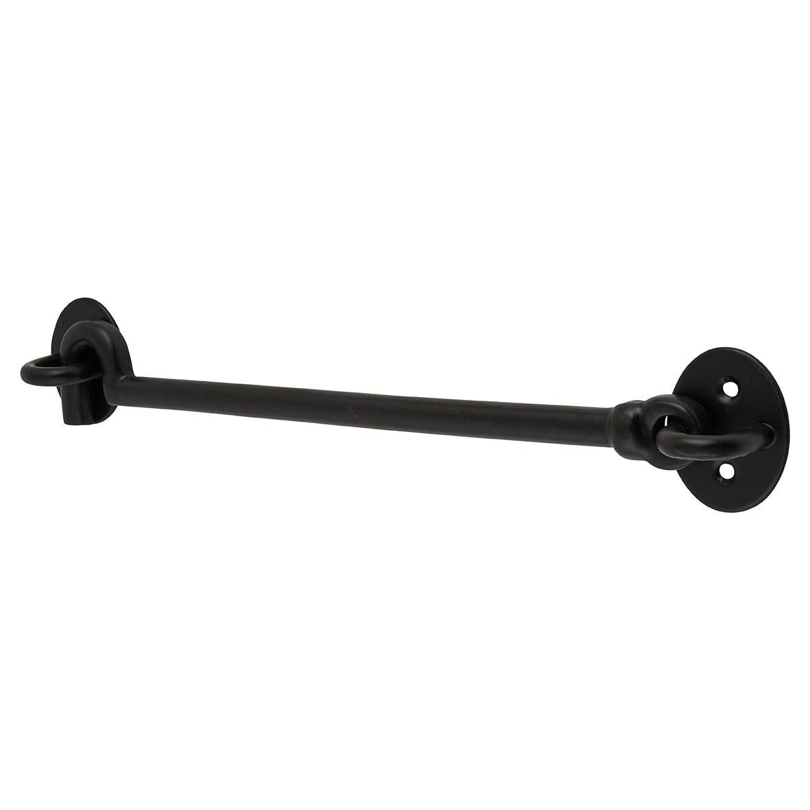Cabin Hook & Eye - 250mm Length - Antique Black Iron