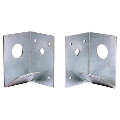 Fence Panel Arris Rail Support Bracket - 90 x 60mm - Galvanised