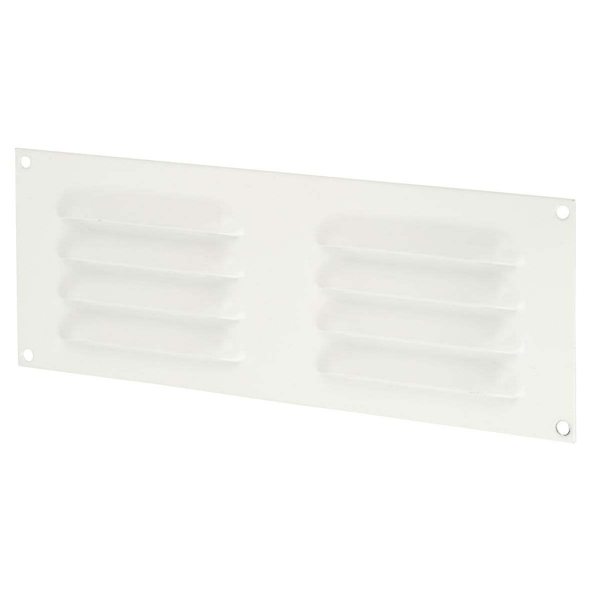 Hooded Louvre Vent - 242 x 89mm - 3973mm² Free Air Flow - White
