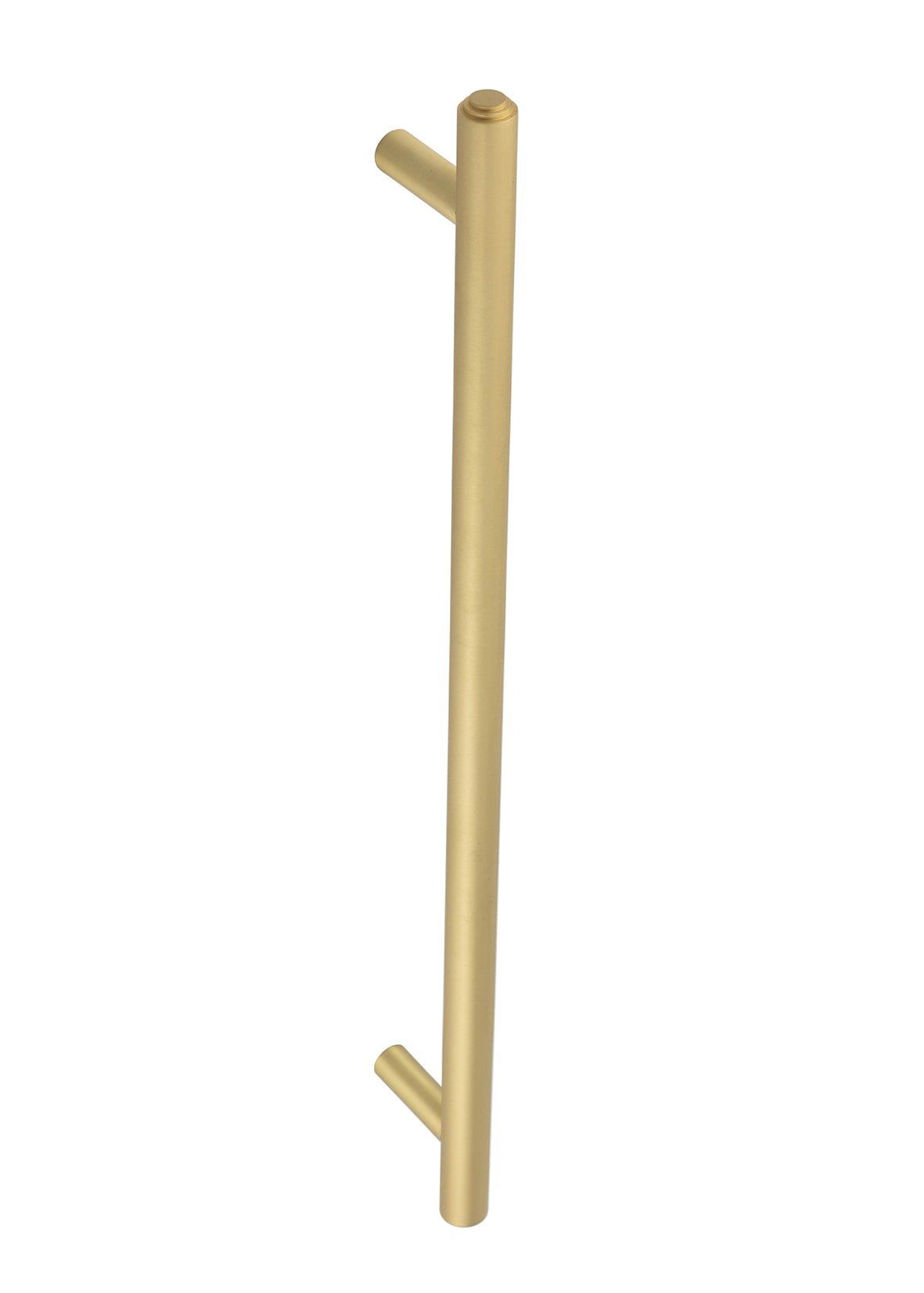 Satin Brass 20mm T-Bar Door Pull Handle - Bolt Fix - 425mm c/c - Belgrave Range