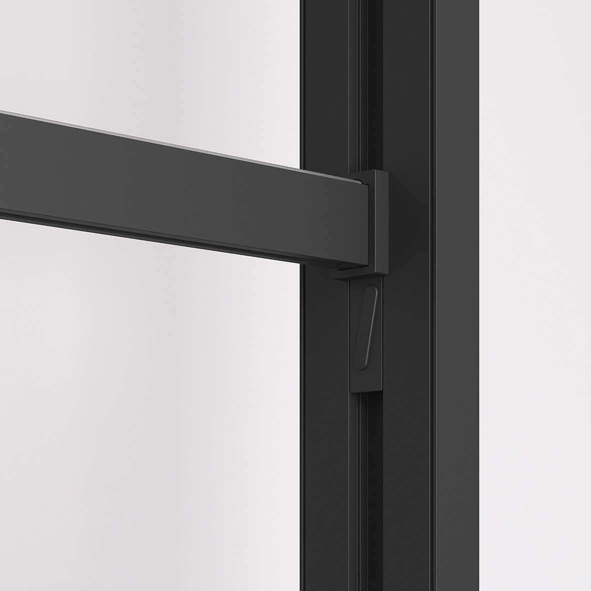 Zero Hanging Rail Bracket - Black - Pair