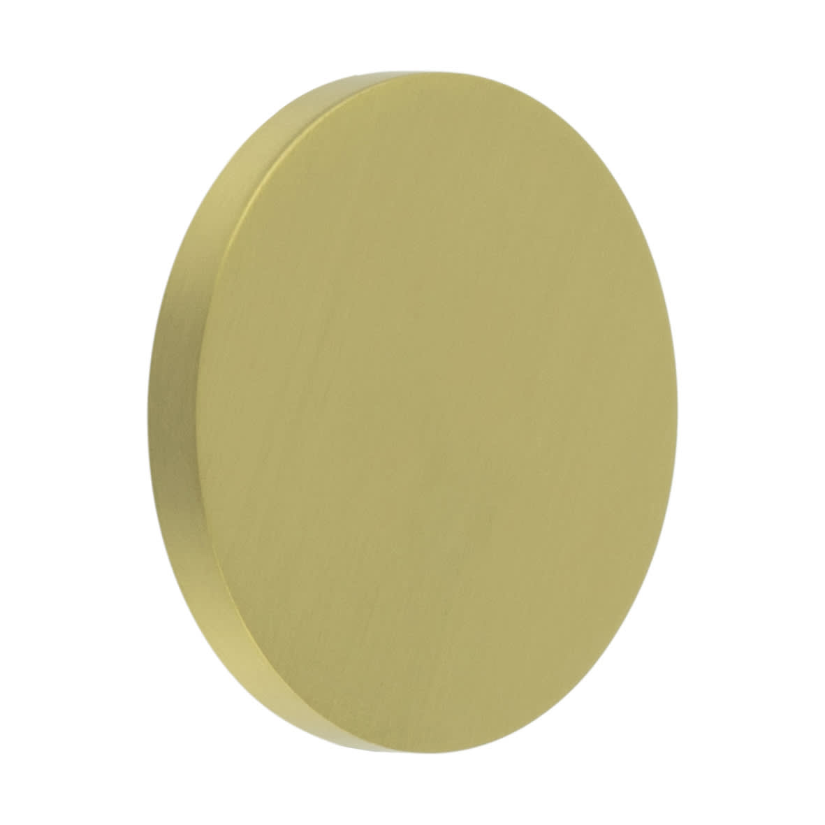 Escutcheon - 54mm Diameter - Blank - Satin Brass