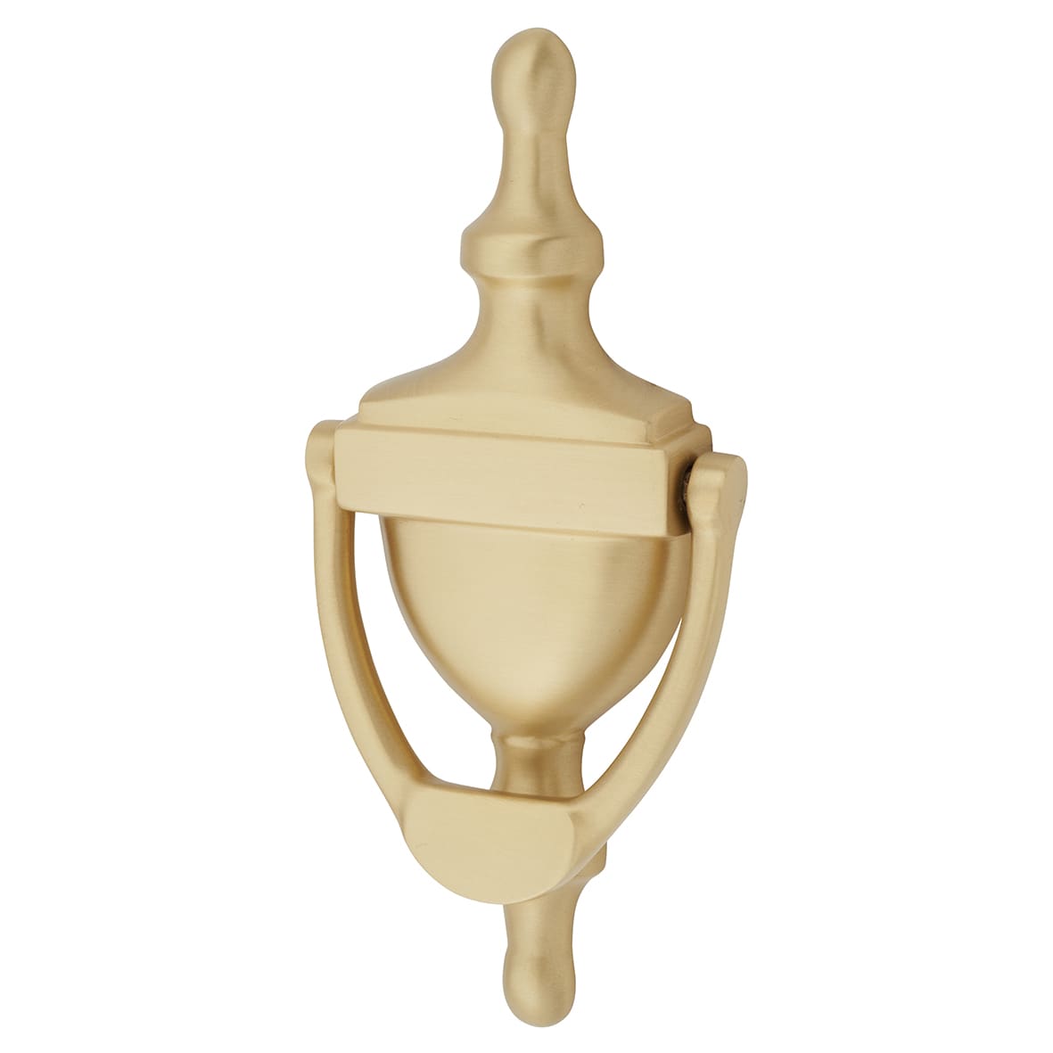 Marcus Urn Door Knocker - Satin Brass - 152 x 66mm