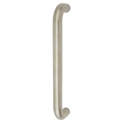 Satin Stainless Steel 19mm D-Bar Door Pull Handle - Bolt Fix - 225mm Centres
