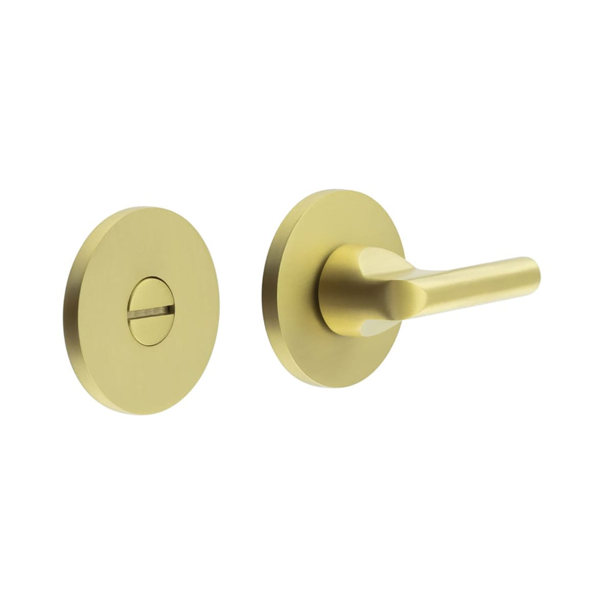 Bathroom Turn & Release - 54mm Diameter - Satin Brass