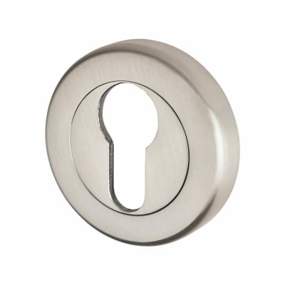 Sorrento Escutcheon - 53mm Diameter - Euro - Satin Chrome