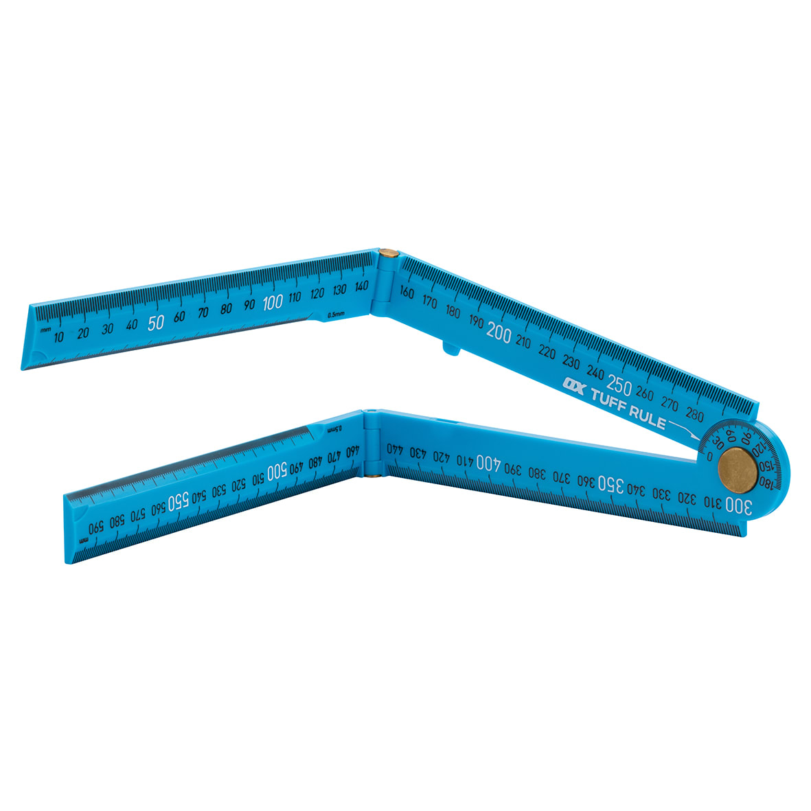 Pro Tuff Rule - Metric - 600mm - Cyan
