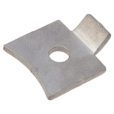 Standard Flat Bookcase Clip - Satin Chrome Plated - Pack of 10