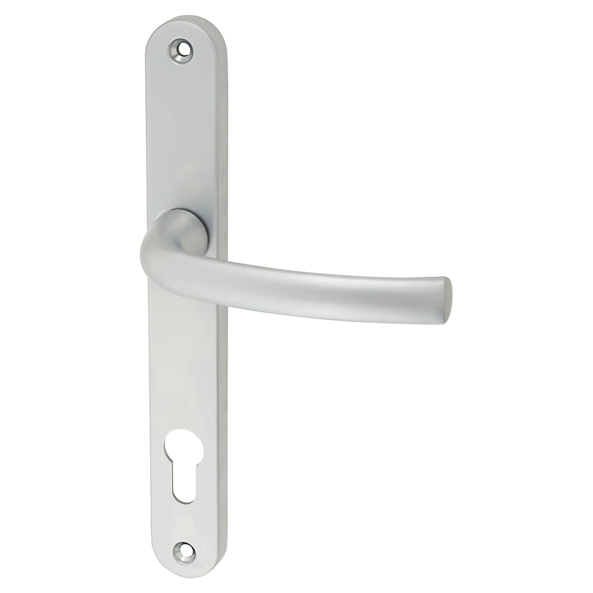 Satin Chrome uPVC Multipoint Door Handles - 92mm c/c - 70mm door 501863P
