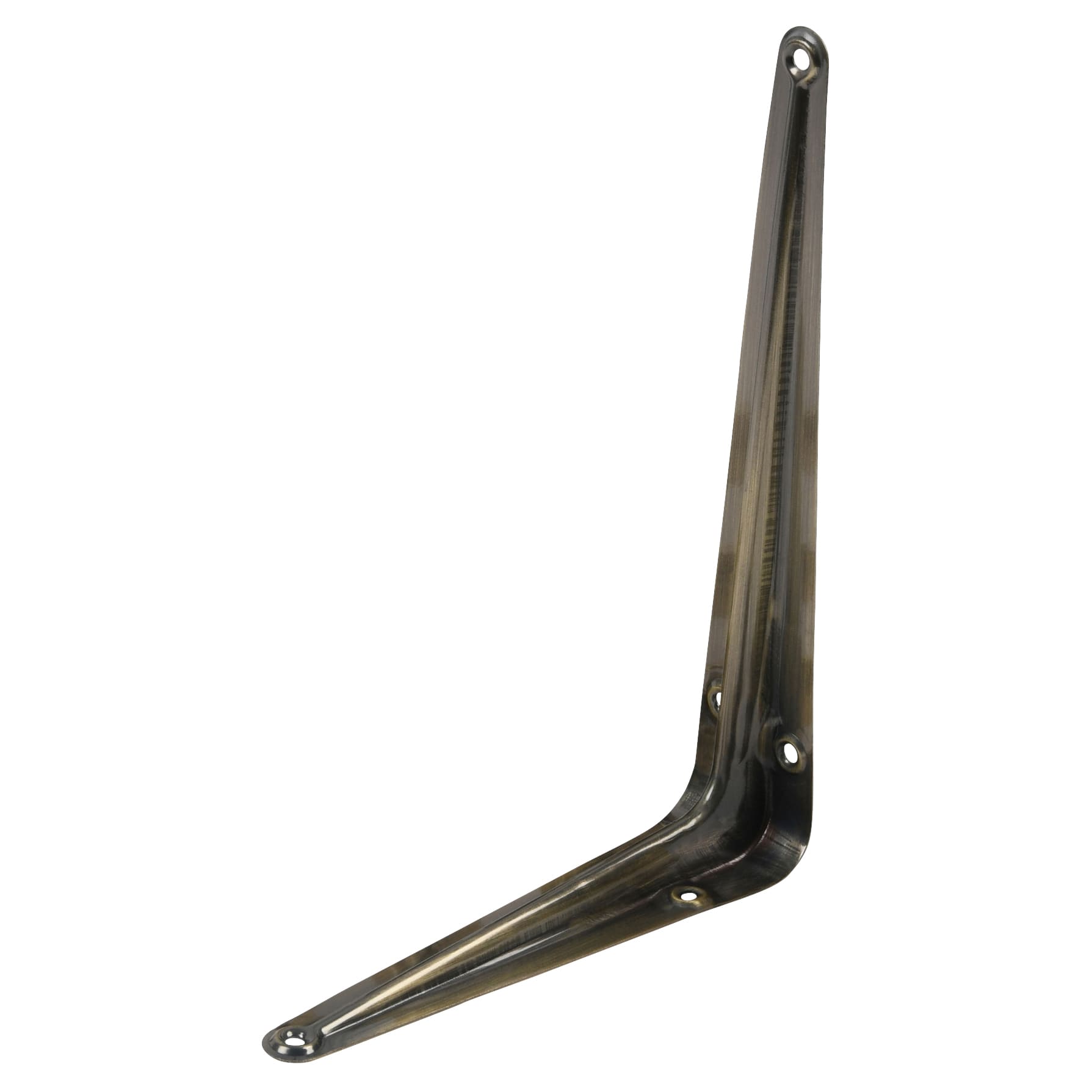 London Pattern Shelf Bracket - 200 x 150mm - Antique Brass 066963P