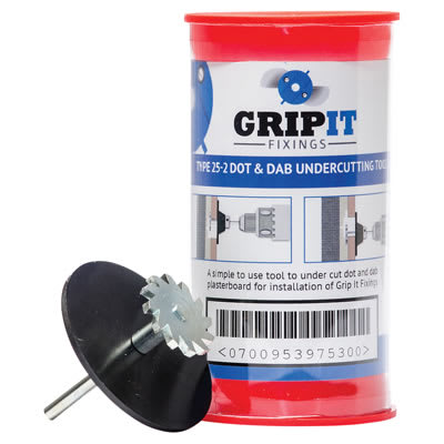 Dot and Dab Undercutting Tool Kit - Blue - 25mm
