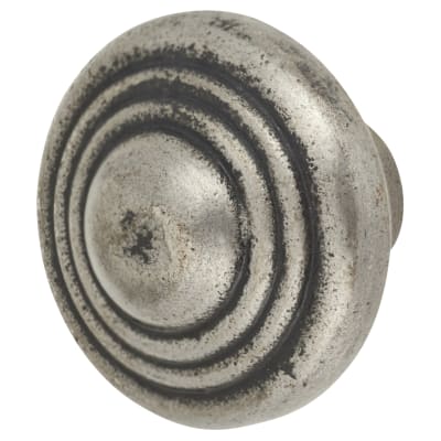 Ring Round Cabinet Knob - 38mm Diameter - Pewter Effect