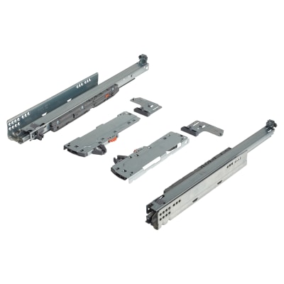 TIP-ON Push to Open BLUMOTION Soft Close Drawer Runner - Full Extension - 500mm Length - 40kg
