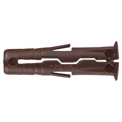 UNO Universal Wall Plug - 7 x 30mm - Brown - Jar of 700 Plugs