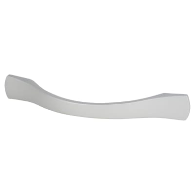 Wave Bow Cabinet Pull Handle - 96mm Centres - Aluminium Silver