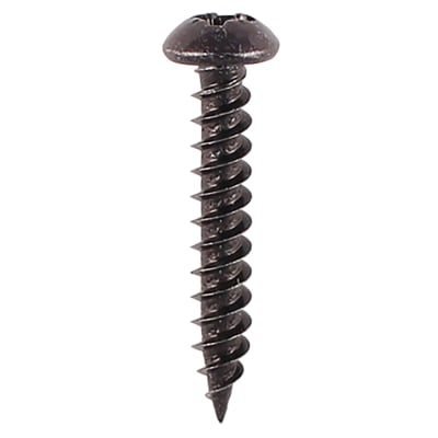 Blackjax Pozi Round Head Wood Screws - 6 x 1" - Exterior Black Organic - Pack of 200