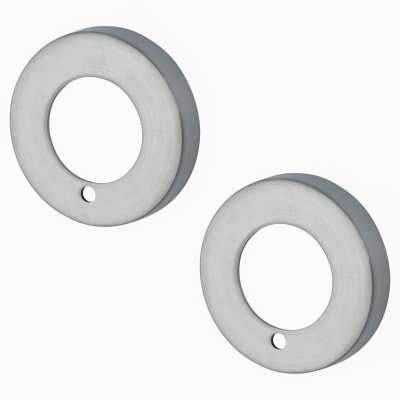 Privacy Cover Rose - 52mm Diameter - Satin Chrome