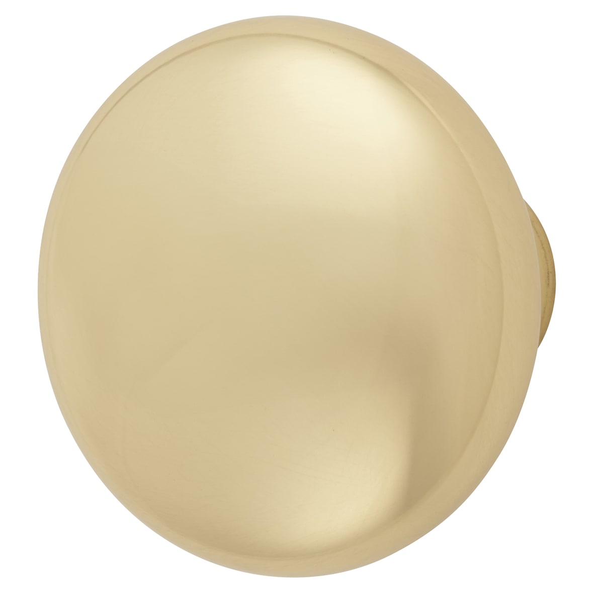 Wade Round Cabinet Knob - 38mm Diameter - Polished Brass