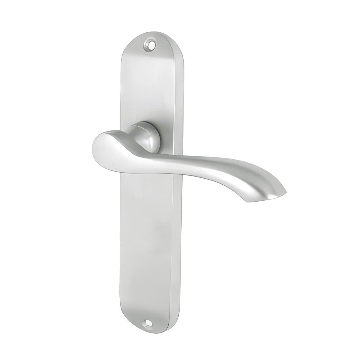 Satin Chrome Scroll Latch Door Handles Pack - Ancona Range