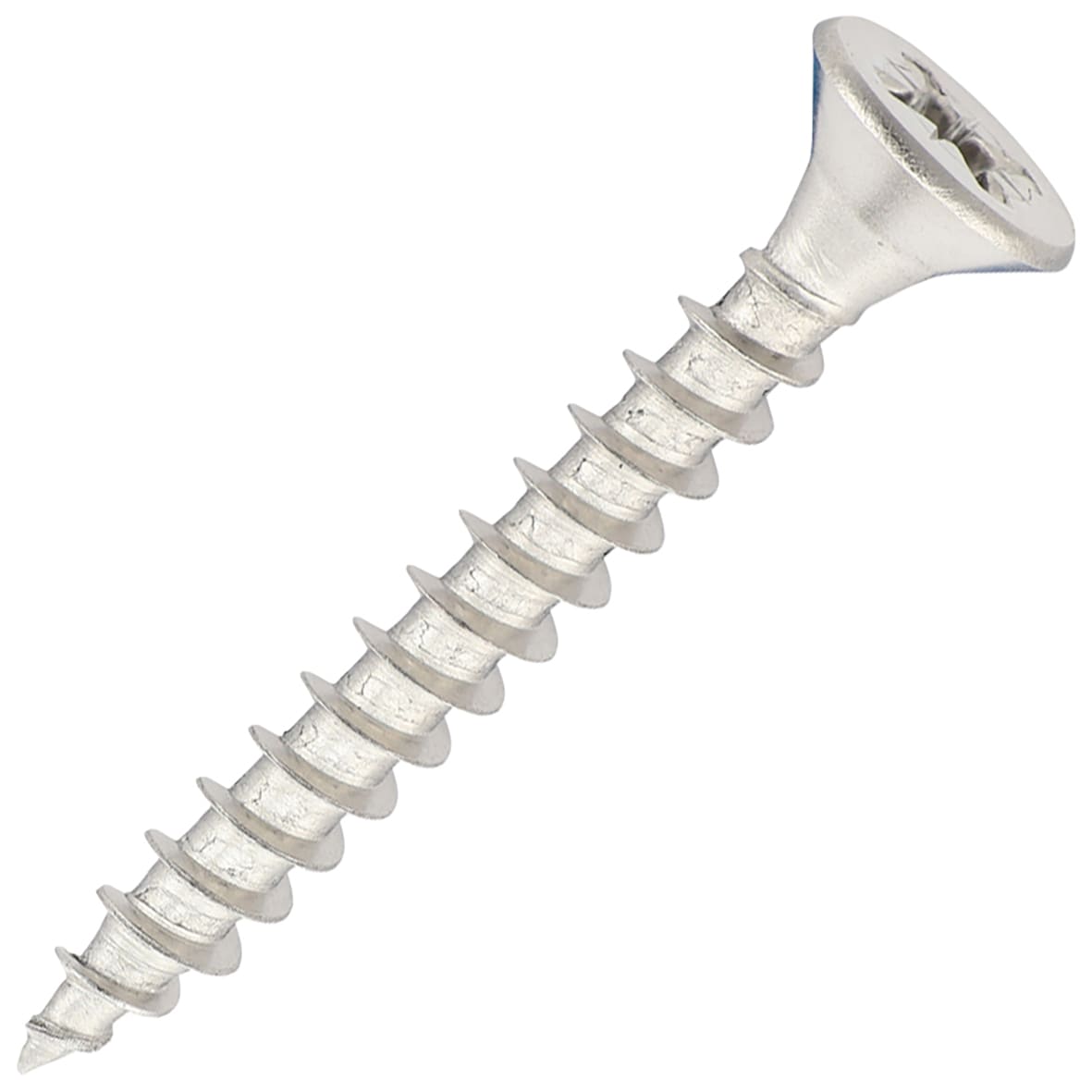 Pozi Countersunk Wood Screws - 5.0 x 40mm - A2 Stainless Steel - Pack of 200