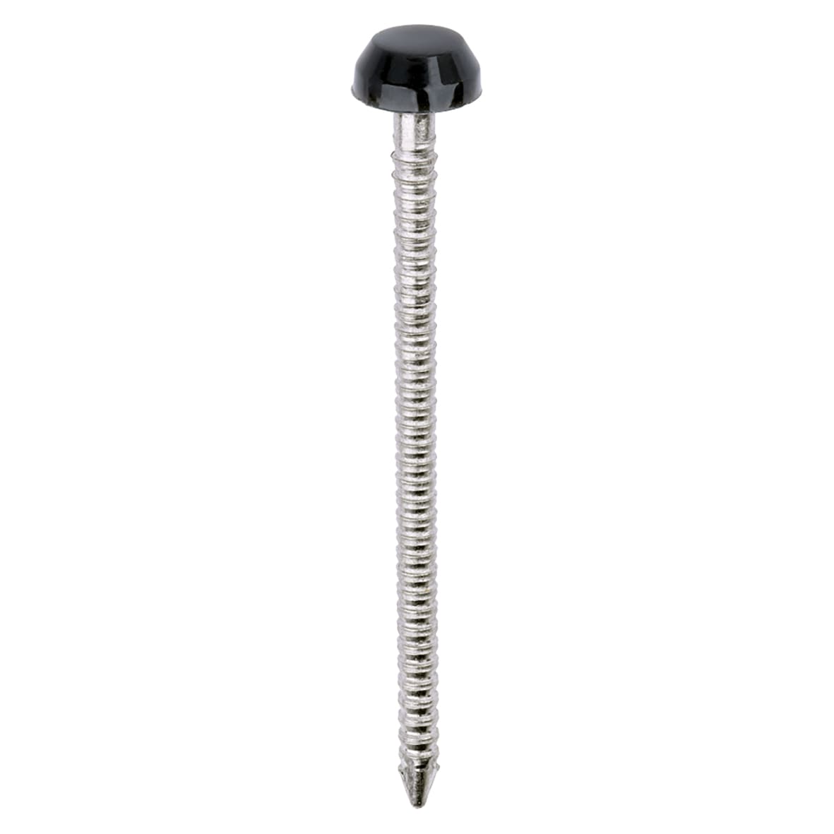 Polymer Headed Pins - 40mm Length - Grey - Pack of 250