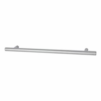12mm T-Bar Cabinet Pull Handle - 605mm Centres - Satin Chrome