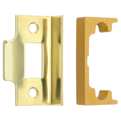 Rebate Kit for Push Button Code Operated Locks - Polished Brass