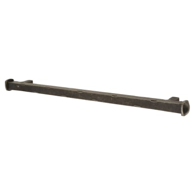 Square T-Bar Cabinet Pull Handle - 256mm Centres - Polished Steel
