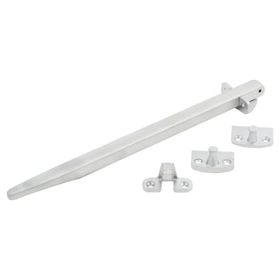 Timber Range Casement Window Stay - 11"/280mm Length - Satin Chrome