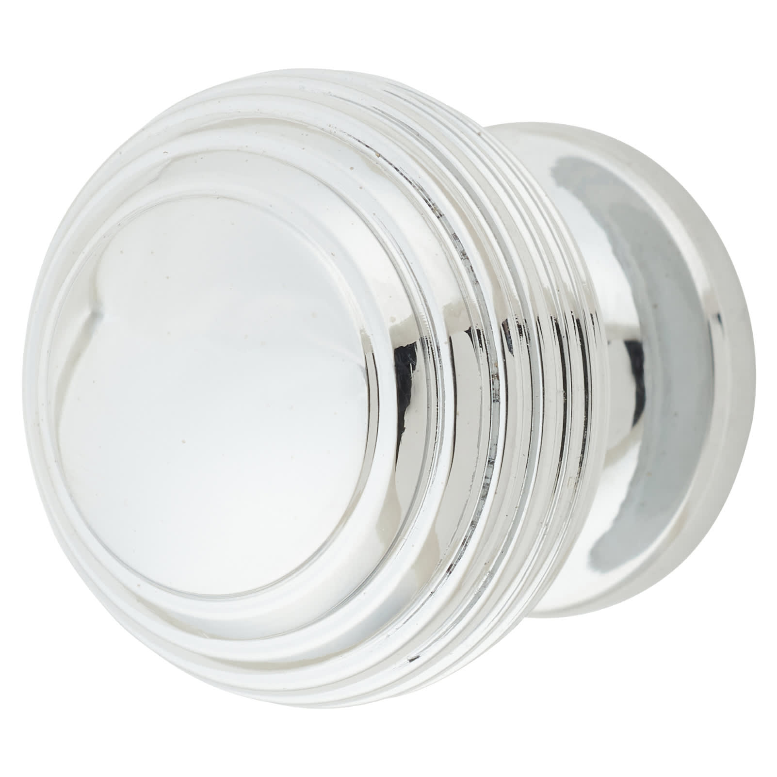 Beehive Round Cabinet Knob - 30mm Diameter - Polished Chrome