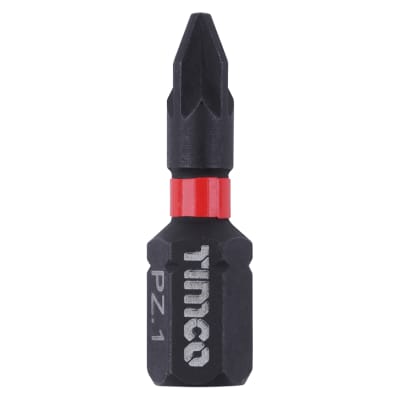 X6 Impact Driver Bits - Pozi - - 25mm Length - Pack of 10