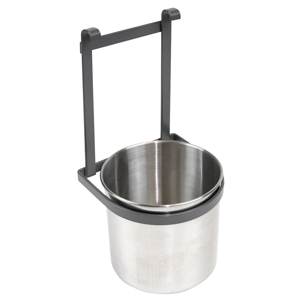 Titane Kitchen Wall Hanging Profile Cutlery Holder - Anthracite Grey