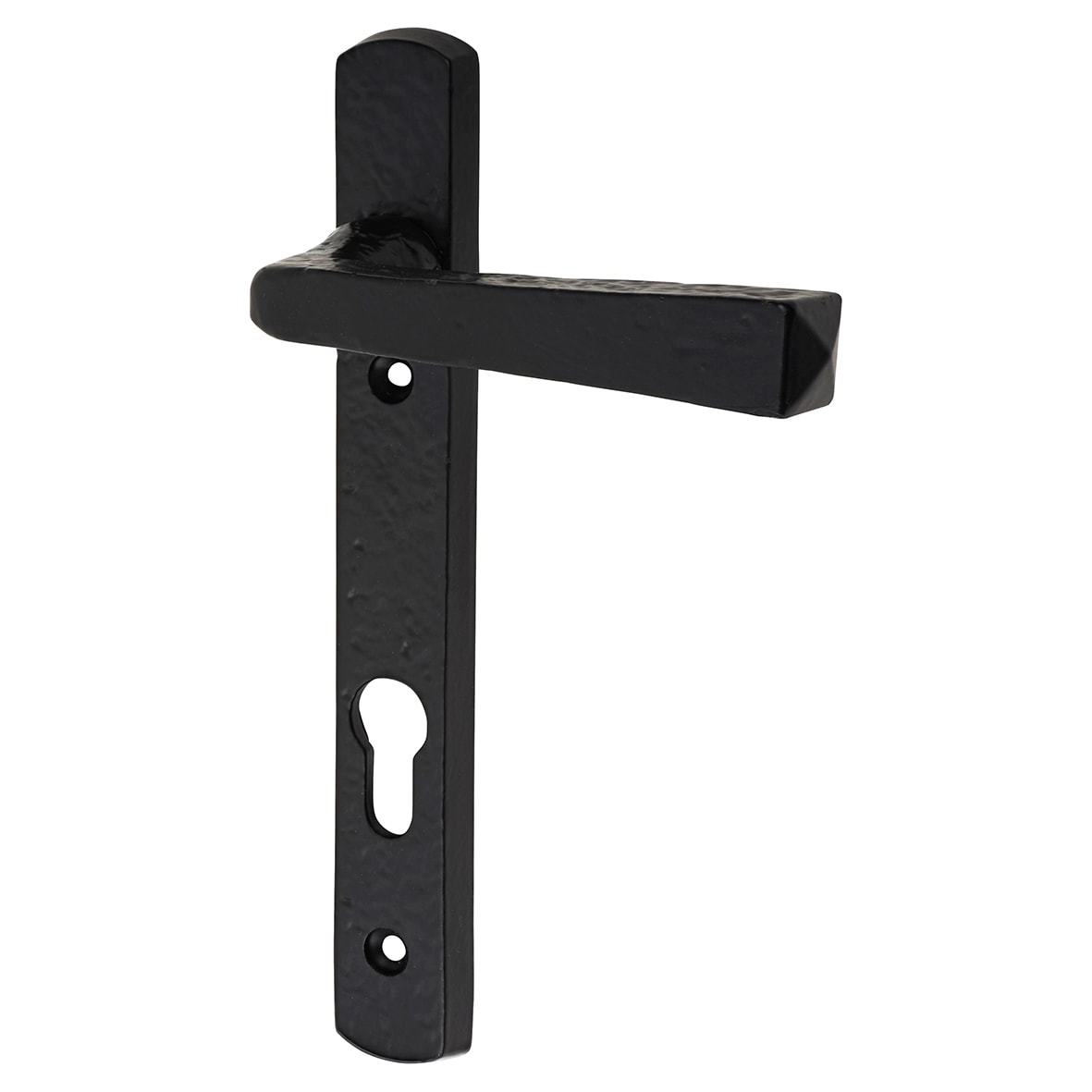 Antique Black Iron uPVC Multipoint Door Handles - 92mm c/c