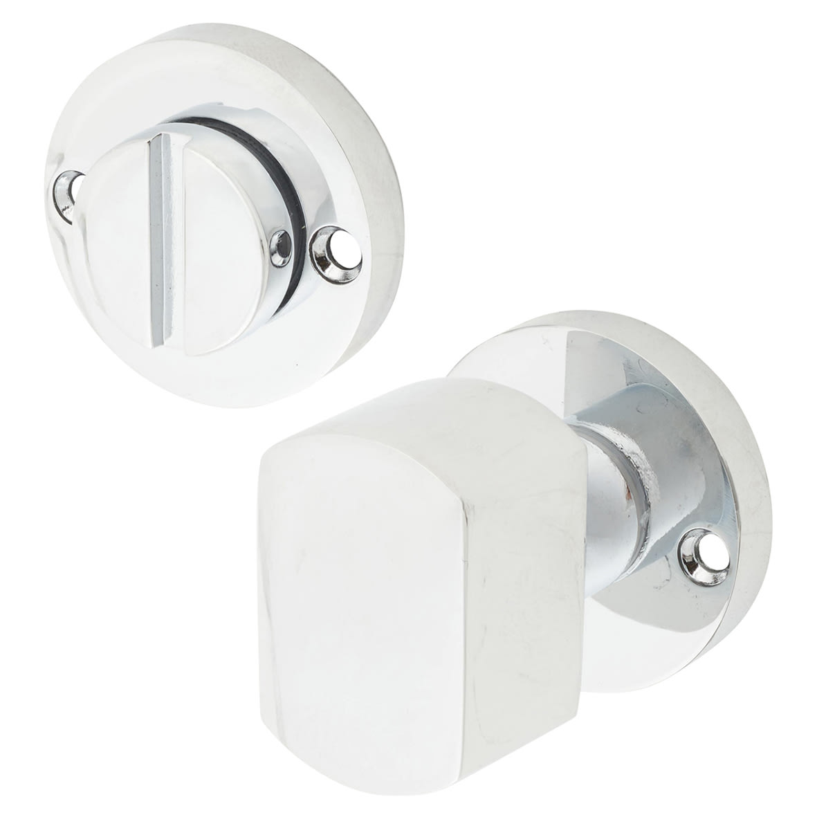 Bathroom Turn & Release - 32mm Diameter - Polished Chrome