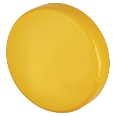 Nylon Blank Escutcheon - 52mm Diameter - Golden Yellow - Pair