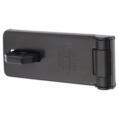 Series 125 High Security Hasp & Staple - 150 x 60mm - Black