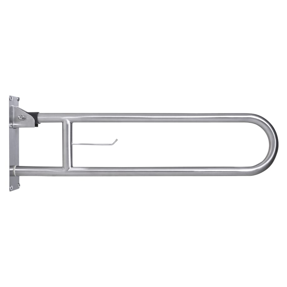 Callisto Hinged Support Grab Rail - 850 x 300mm - Brushed Stainless Steel 346883P