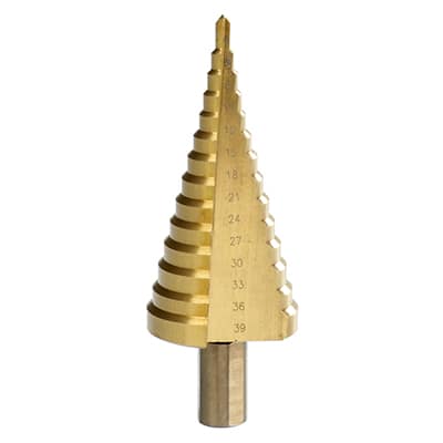 HSS Step Drill - TiN - 4-20mm Drill Diameter
