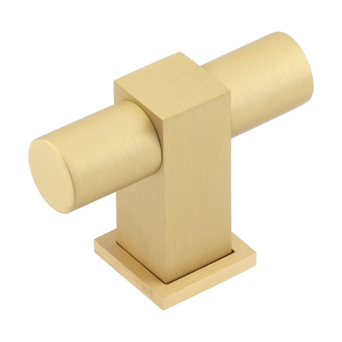 22.5mm Westminster T-Bar Cabinet Knob - 56 x 41mm - Satin Brass
