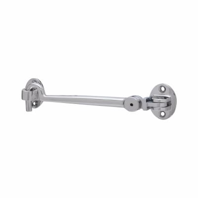 Heavy Duty Cabin Hook & Eye - 150mm Length - Polished Chrome
