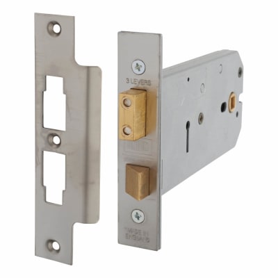 2077 Bolt Through Horizontal Sashlock - 149mm Case - 51-127mm Backset - Satin Chrome
