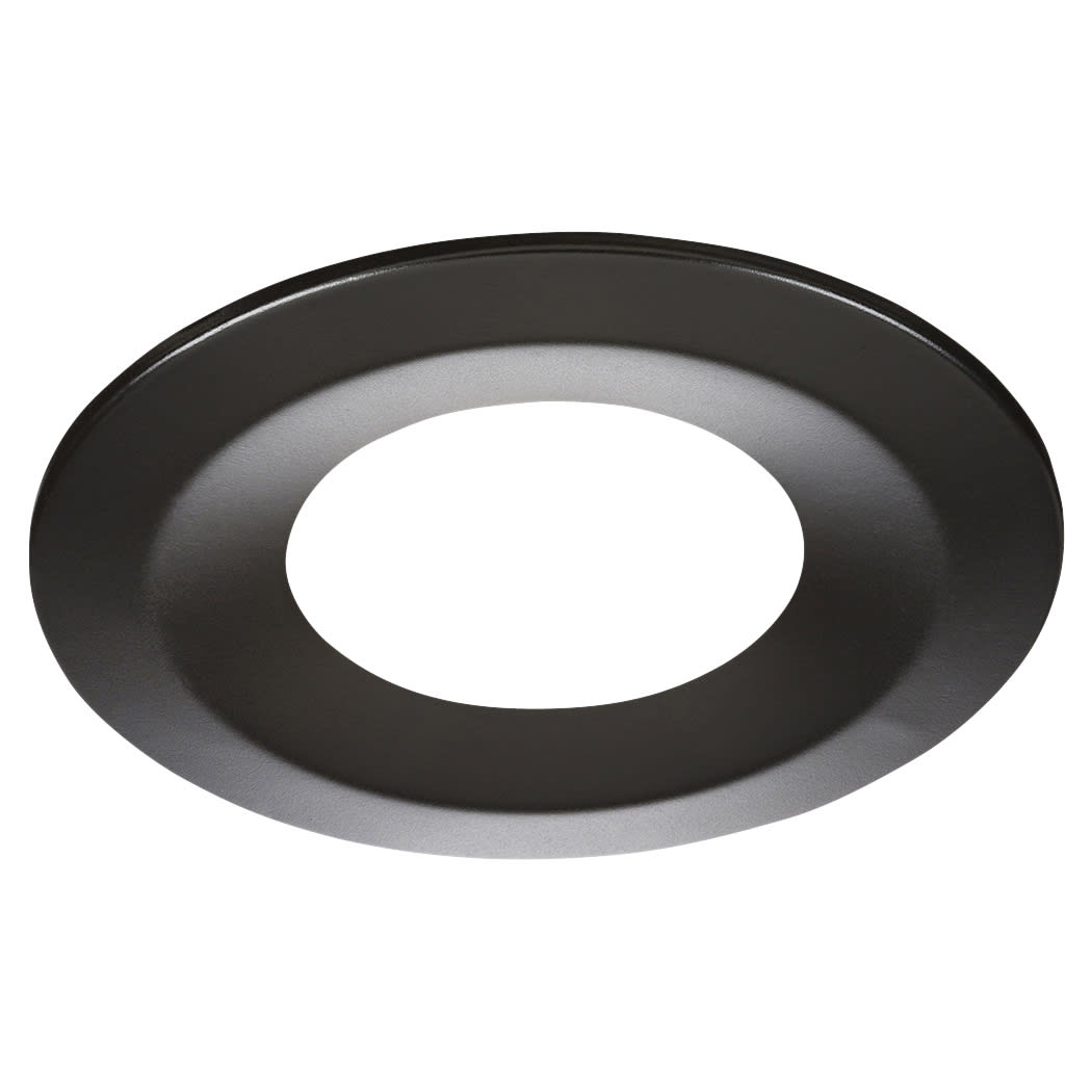 Fire Rated Recessed Downlight Bezel - Matt Black 073593P