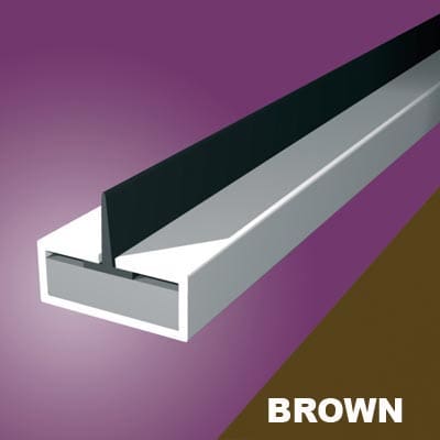 Single Centre Flipper Intumescent Strip - - 20 x 4 x 2100mm - Brown - Pack of 10