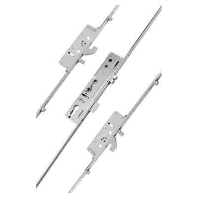 Lockmaster Multipoint Door Lock - 4 Roller 2 Hook & Anti-Lift Pin - 35mm Backset - 62/92mm c/c