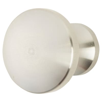 Mushroom Style Round Cabinet Knob - 30mm Diameter - Satin Stainless Steel