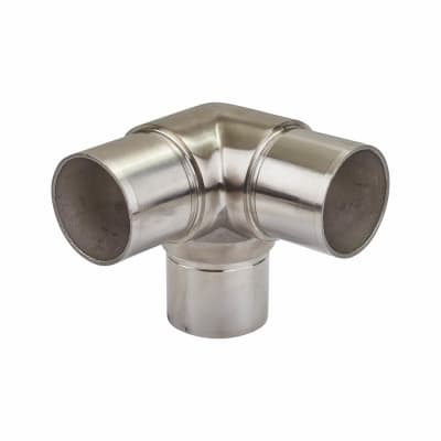 3 Way Elbow - 304 Brushed Satin Stainless Steel 223504P