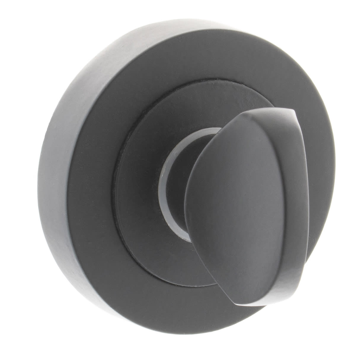 Status Bathroom Turn and Release - 51mm Diameter - Matt Black