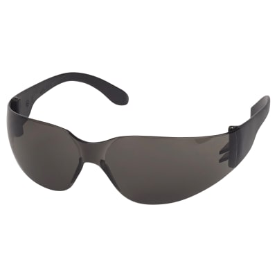 Safety Spectacle With Anti-Scratch Lens - - Smoke