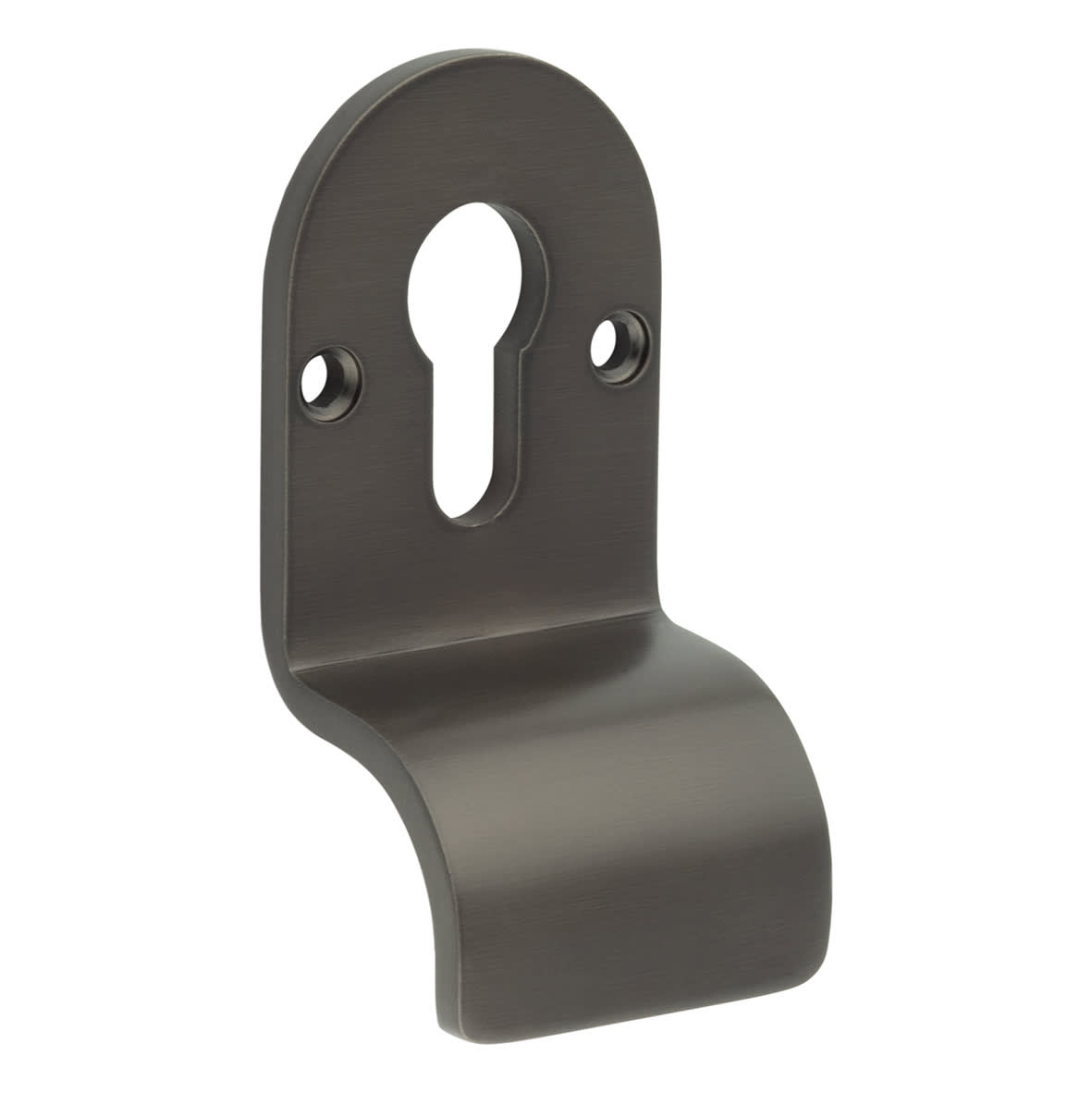 Dark Bronze Euro Face Fixed Cylinder Pull - 96 x 50mm